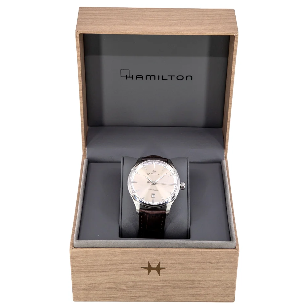 Hamilton Men's H32475520 Jazzmaster Beige Dial Auto Watch - Image 8