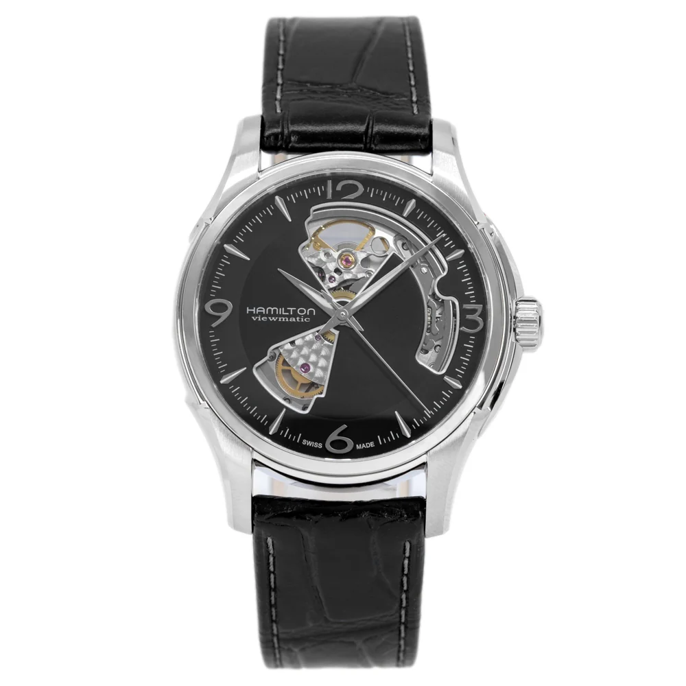 Hamilton Men's H32565735 Jazzmaster Open Heart Watch - Image 2