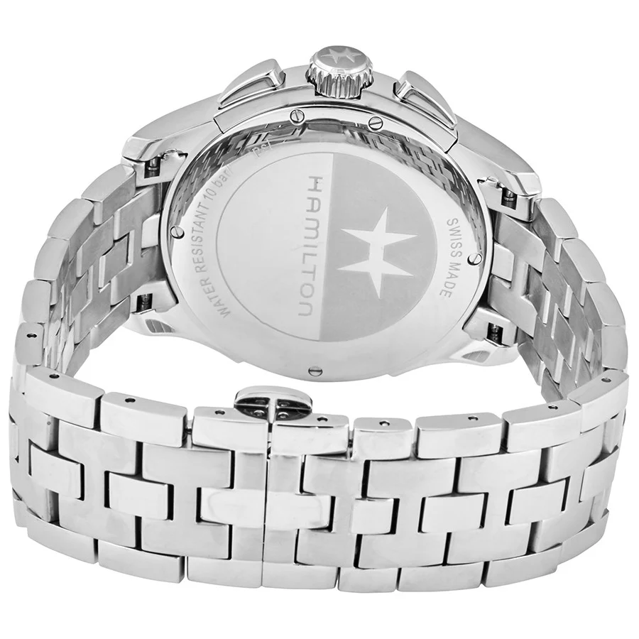 Hamilton Men's H32612131 Jazzmaster Chrono Black Dial Watch - Image 2