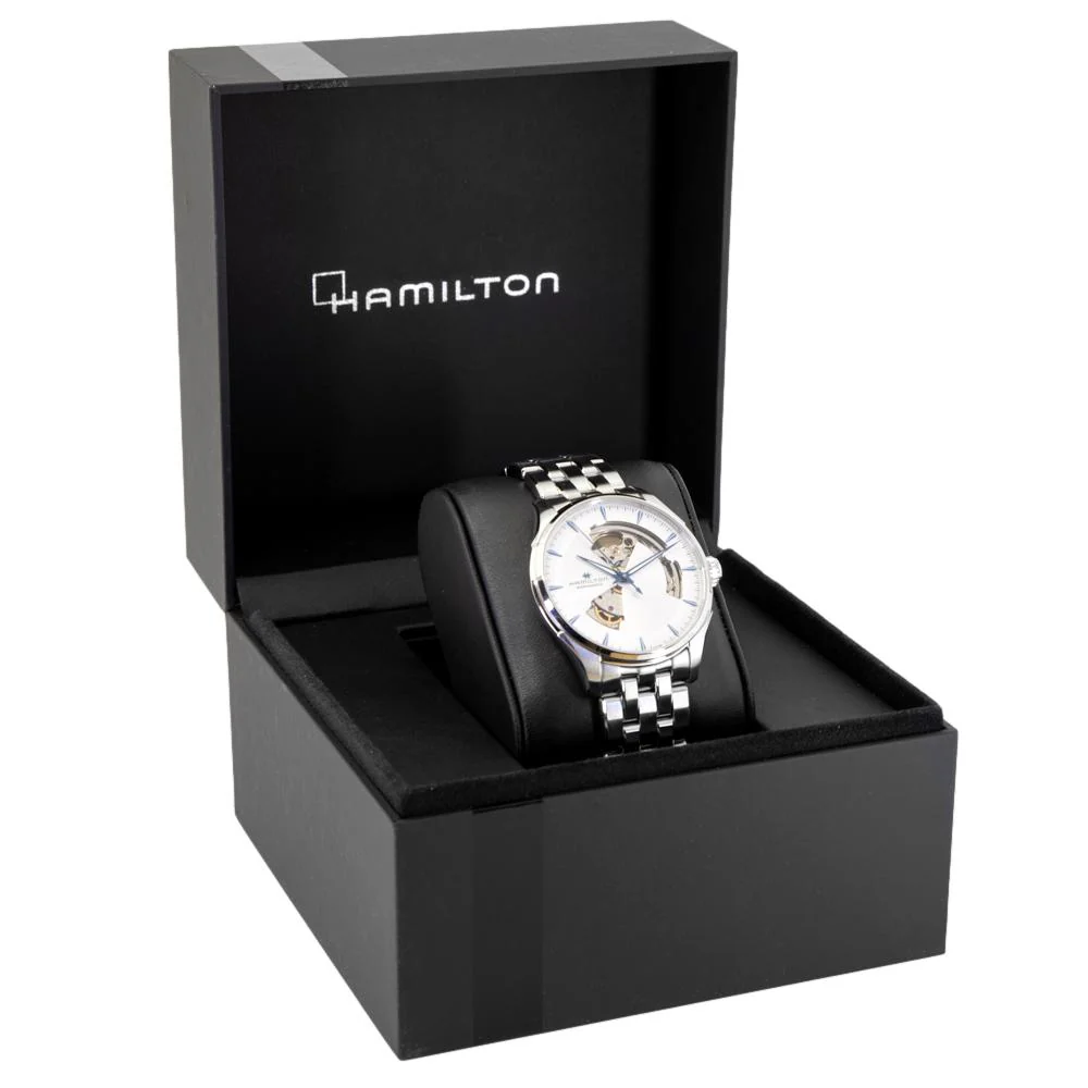 Hamilton Men's H32675150 OpenHearth Silver Dial Auto - Image 8