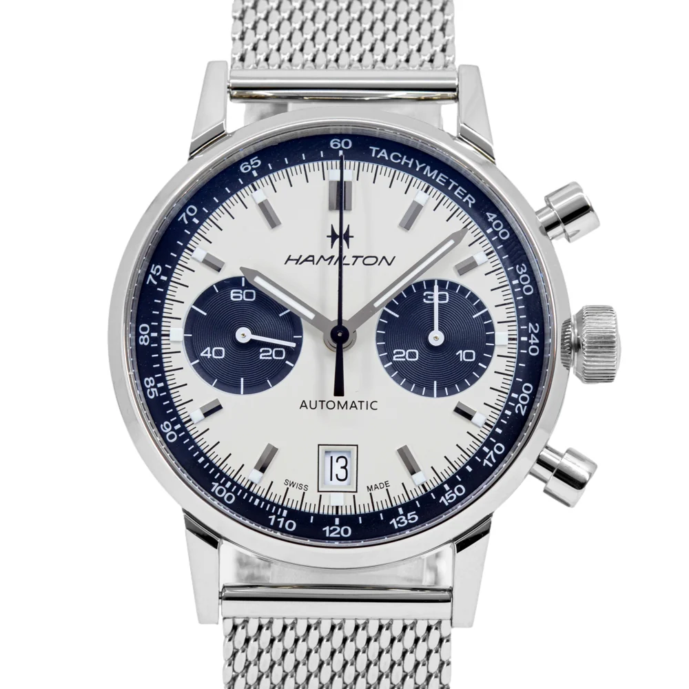 Hamilton Men's H38416111 Intra-Matic Auto Chrono Watch - Image 2