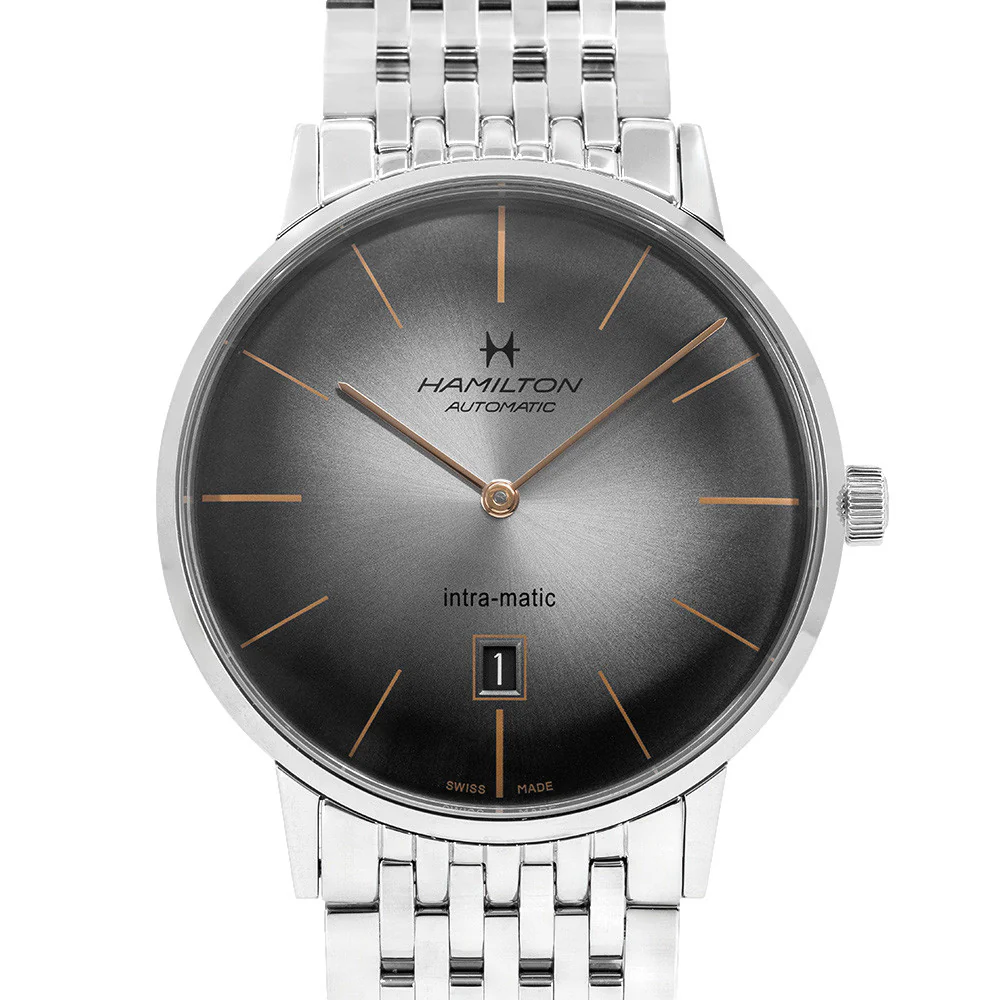 Hamilton Men's H38755181 American Classic Intra-Matic Auto - Image 2