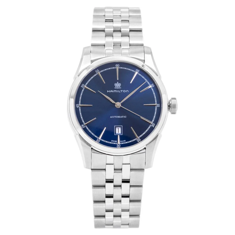 Hamilton Men's H42415041 Spirit of Liberty Blue Dial Watch - Image 2