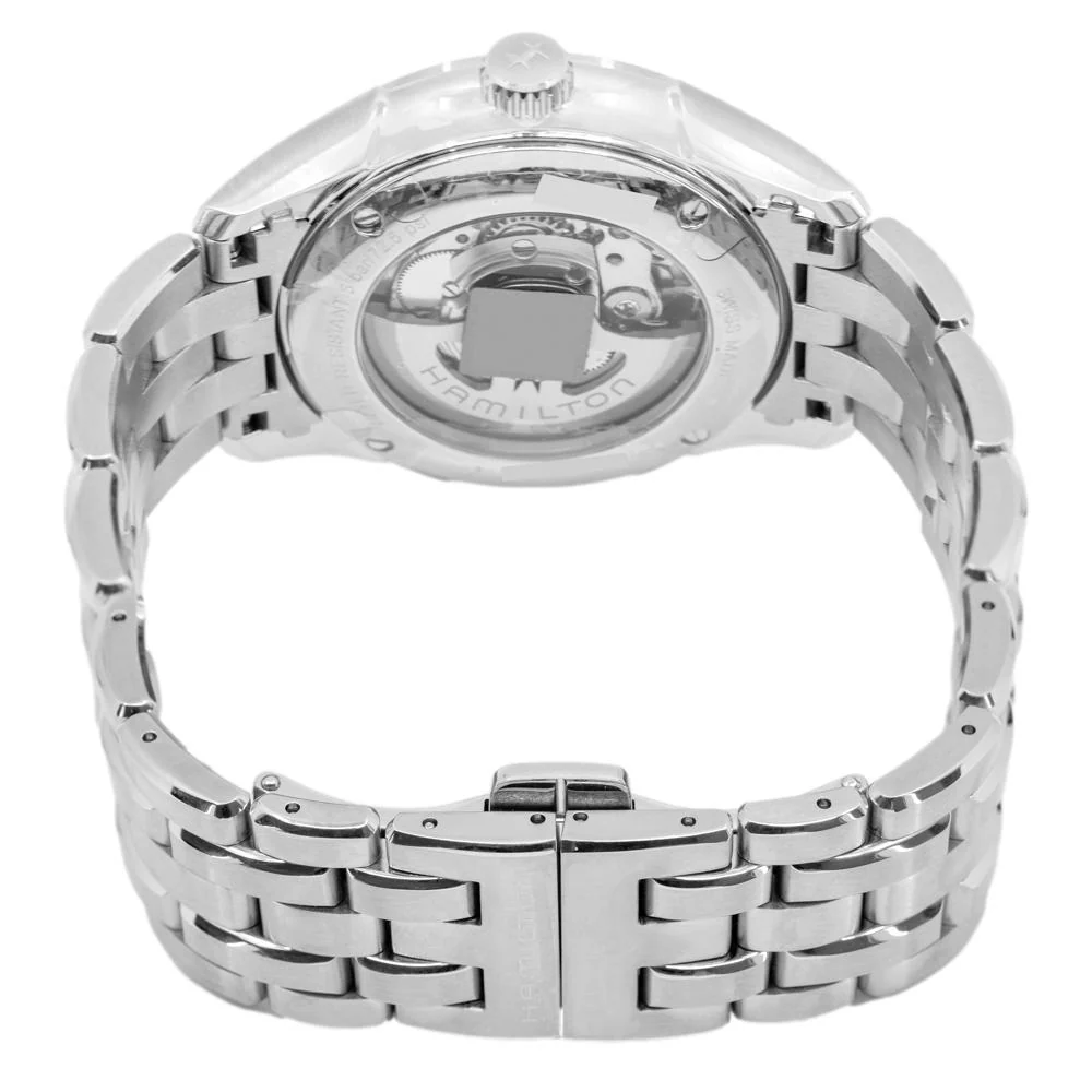 Hamilton Men's H42535130 Jazzmaster Black Dial Watch - Image 4