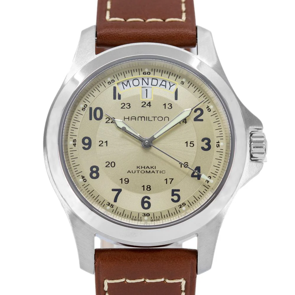 Hamilton Men's H64455523 Khaki Field King Auto Watch - Image 3