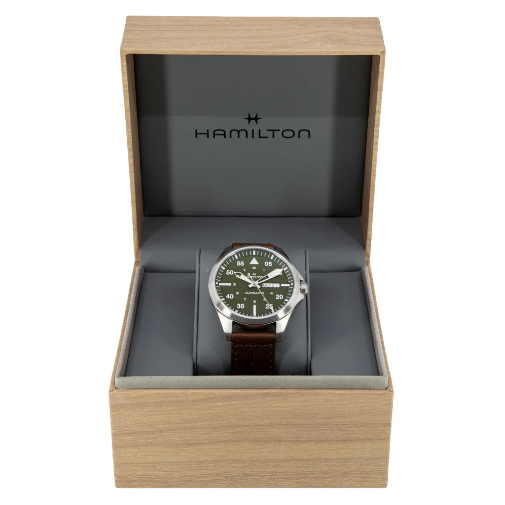 Hamilton Men's H64635560 Khaki Aviation Pilot Automatic - Image 8