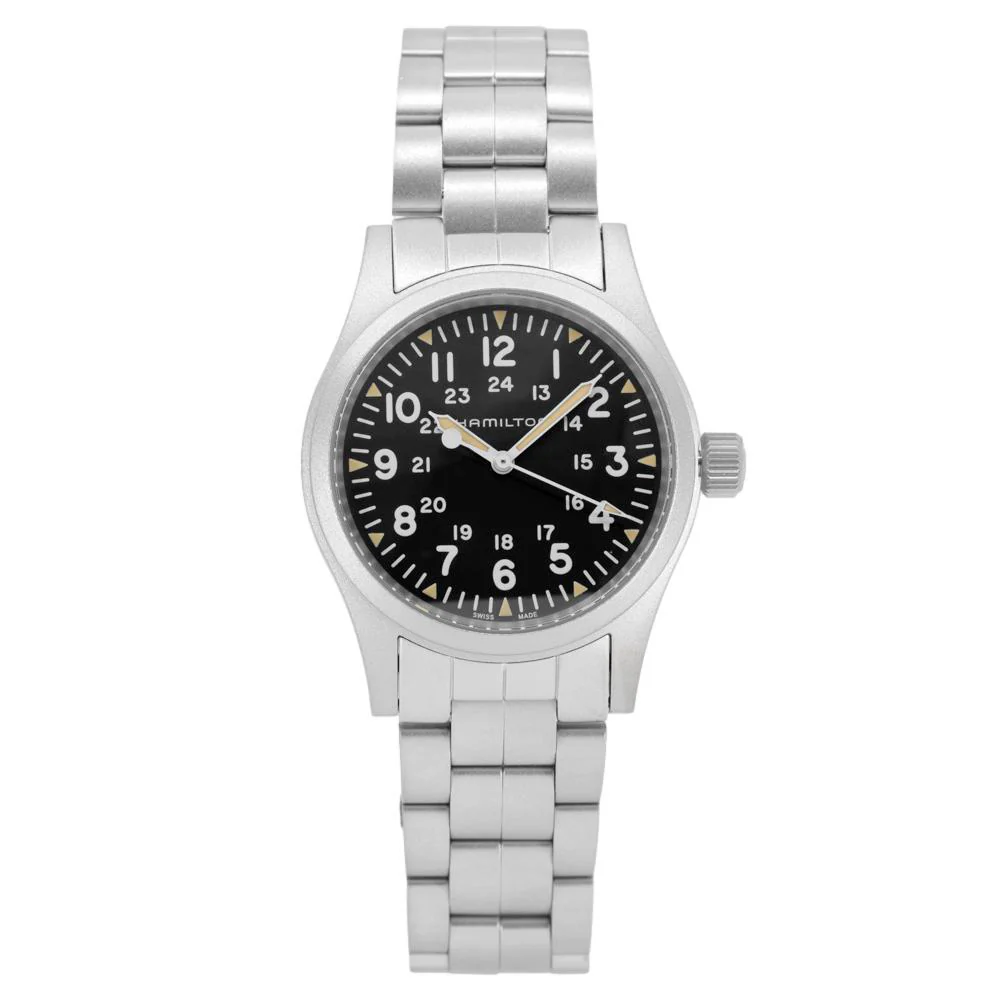 Hamilton Men's H69439131 Black Dial Watch - Image 2
