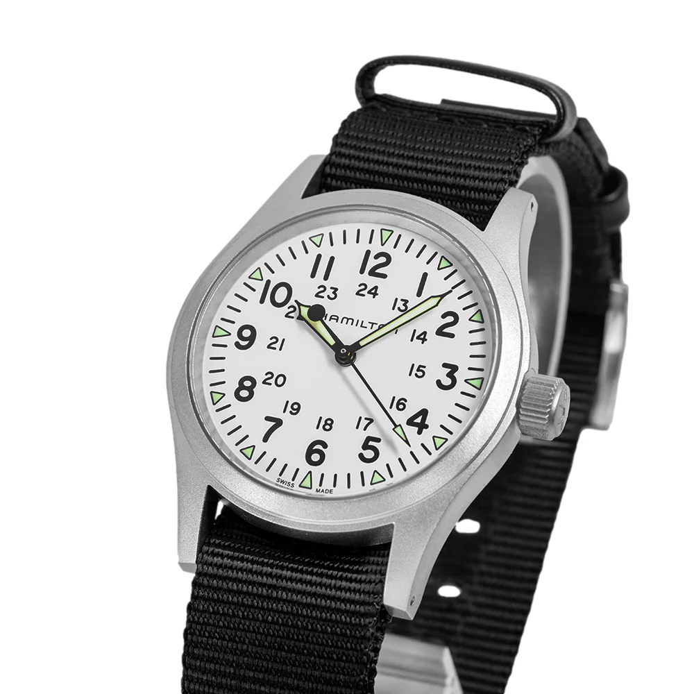 Hamilton Men's H69439910 Khaki Field 38 mm Mechanical - Image 10