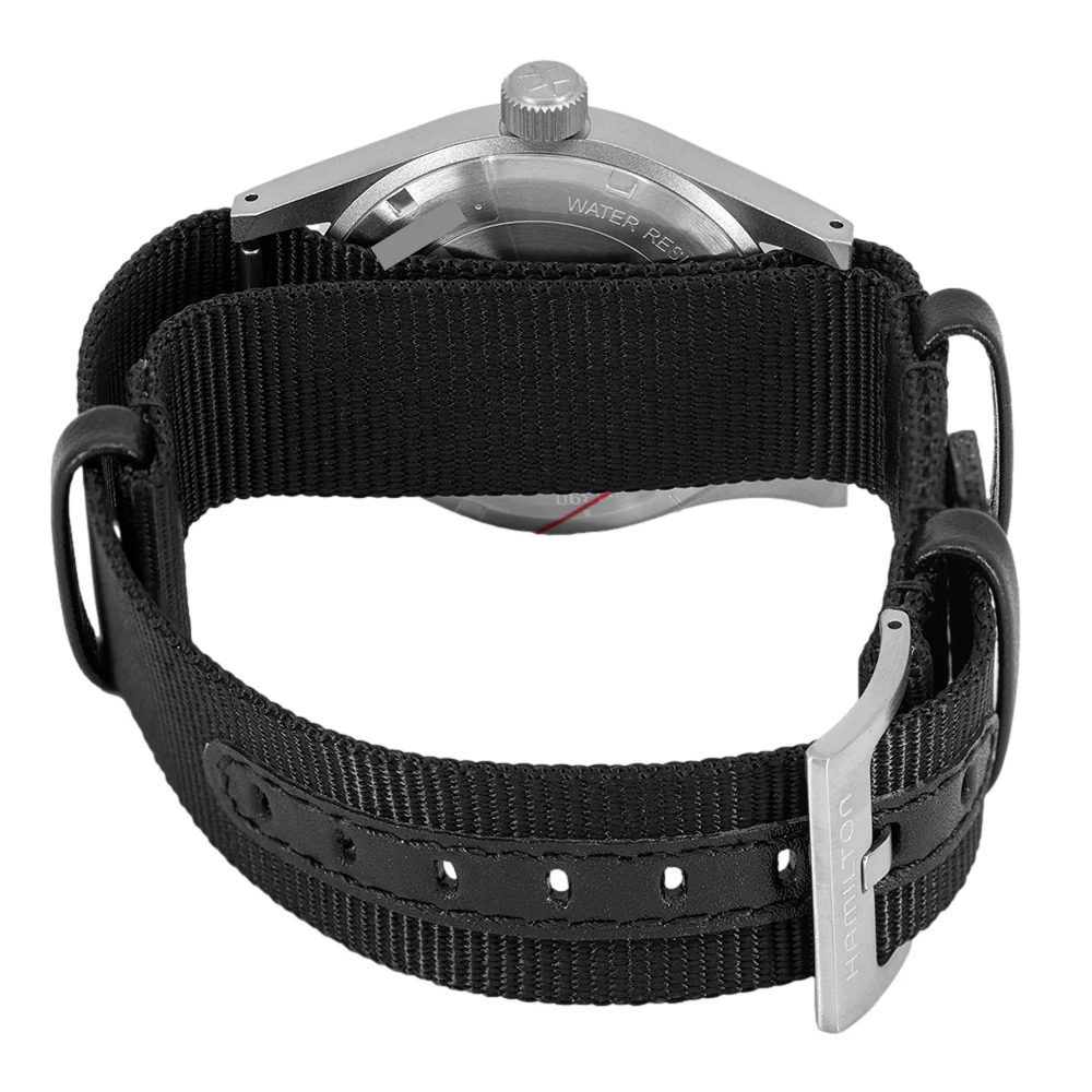 Hamilton Men's H69439910 Khaki Field 38 mm Mechanical - Image 5