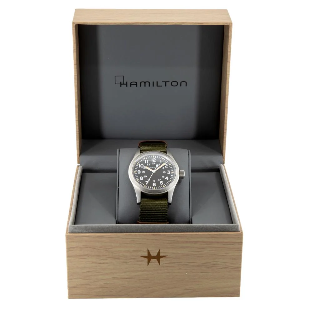 Hamilton Men's H69439931 Khaki Field Watch - Image 7