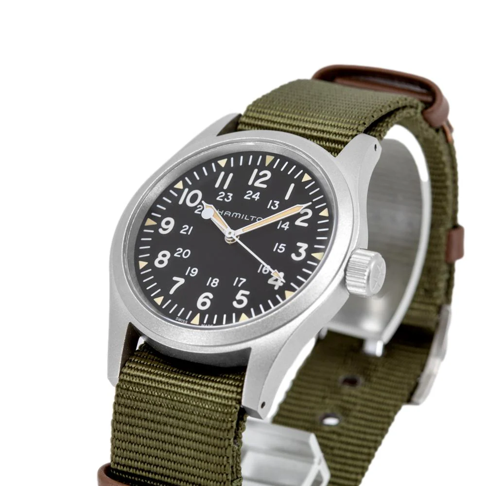 Hamilton Men's H69439931 Khaki Field Watch - Image 9