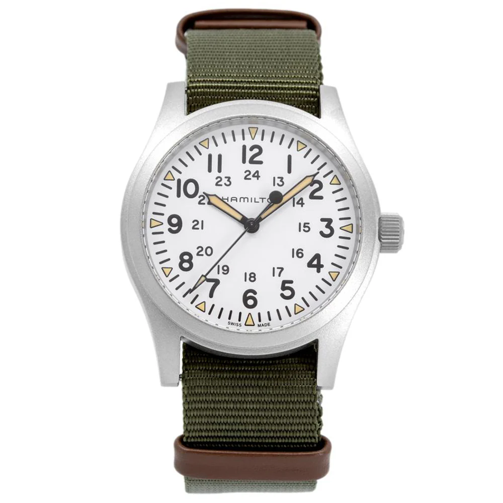 Hamilton Men's H69529913 Khaki Field Mechanical - Image 2