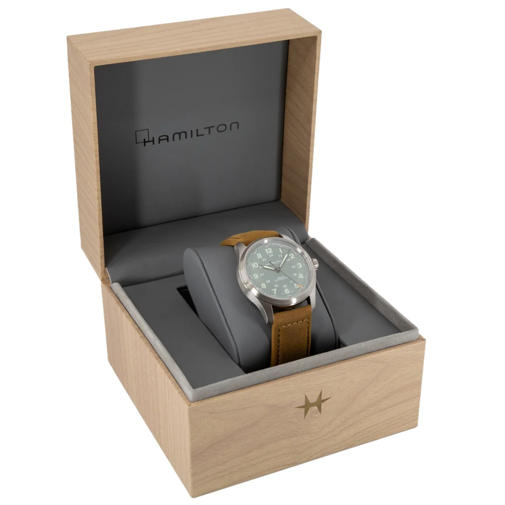 Hamilton Men's H70205860 Khaki Field Titanium Auto - Image 10