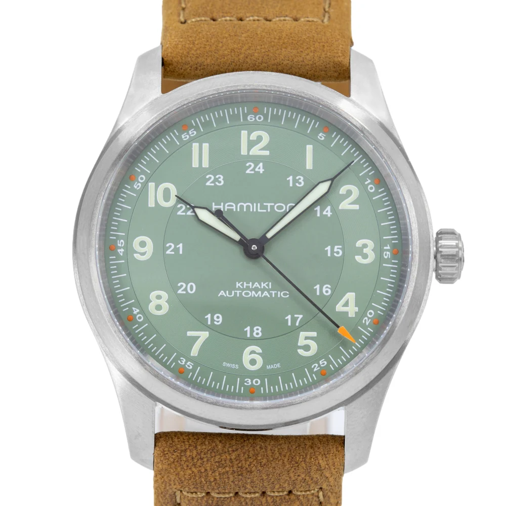 Hamilton Men's H70205860 Khaki Field Titanium Auto - Image 3