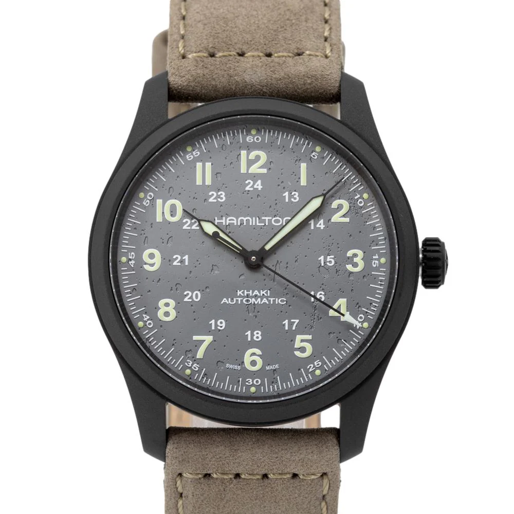 Hamilton Men's H70215880 Khaki Field Titanium 38mm - Image 3