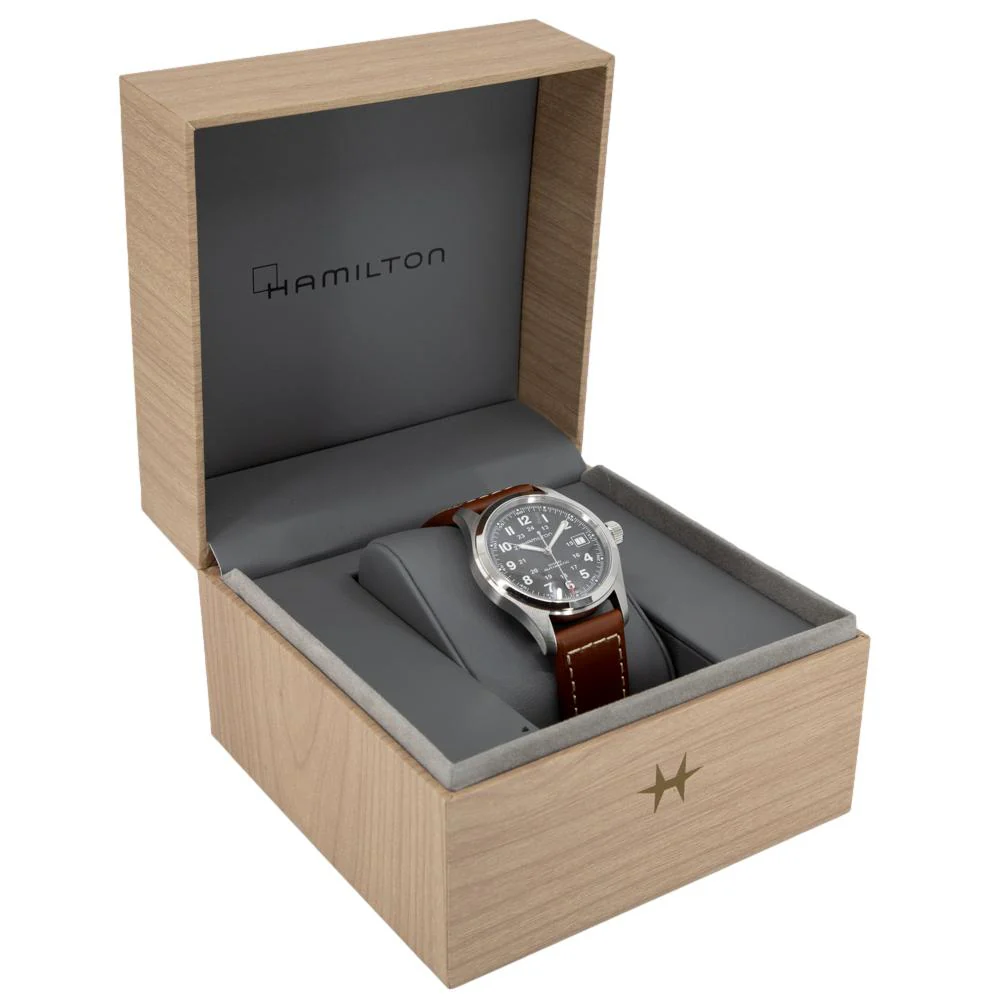 Hamilton Men's H70455533 Khaki Field Watch - Image 8