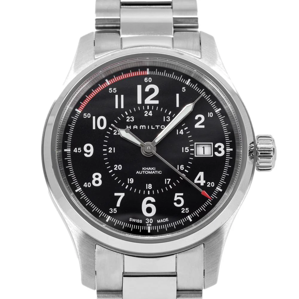 Hamilton Men's H70595133 Khaki Field Date Display Watch - Image 3