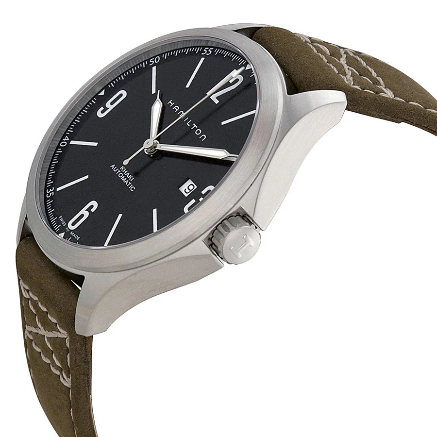 Hamilton Men's H76665835 Khaki Aviation Black Dial Watch - Image 4