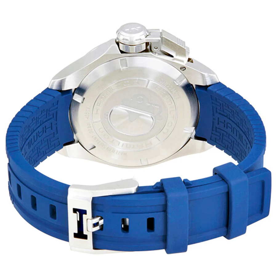Hamilton Men's H77705345 Khaki Navy Frogman Auto Watch - Image 3