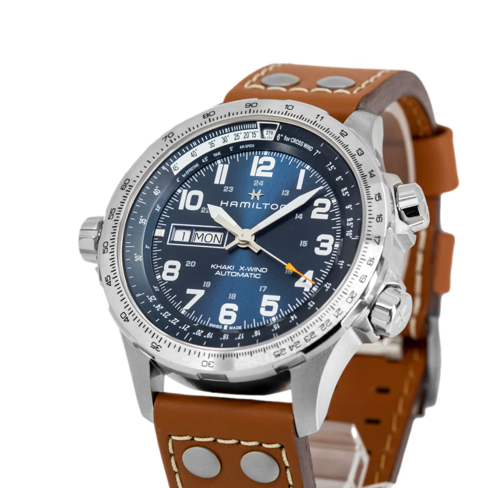 Hamilton Men's H77765541 X-Wind Blue Dial Watch - Image 10