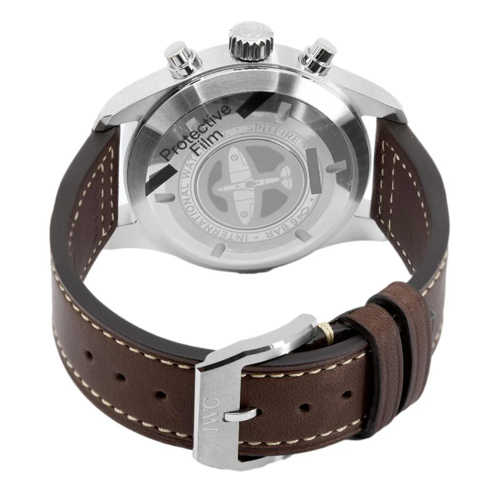 IWC Men's IW387903 Pilot's Spitfire Chrono Black Dial Watch - Image 4