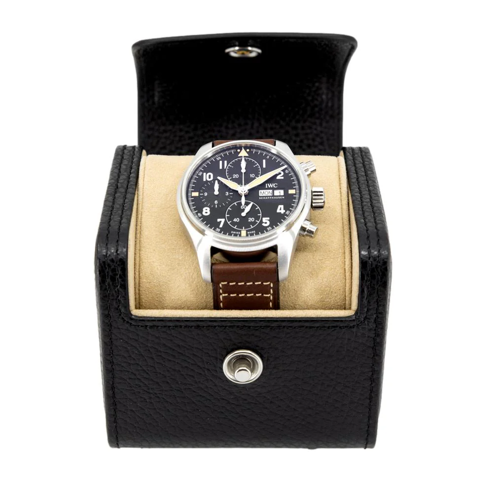 IWC Men's IW387903 Pilot's Spitfire Chrono Black Dial Watch - Image 7