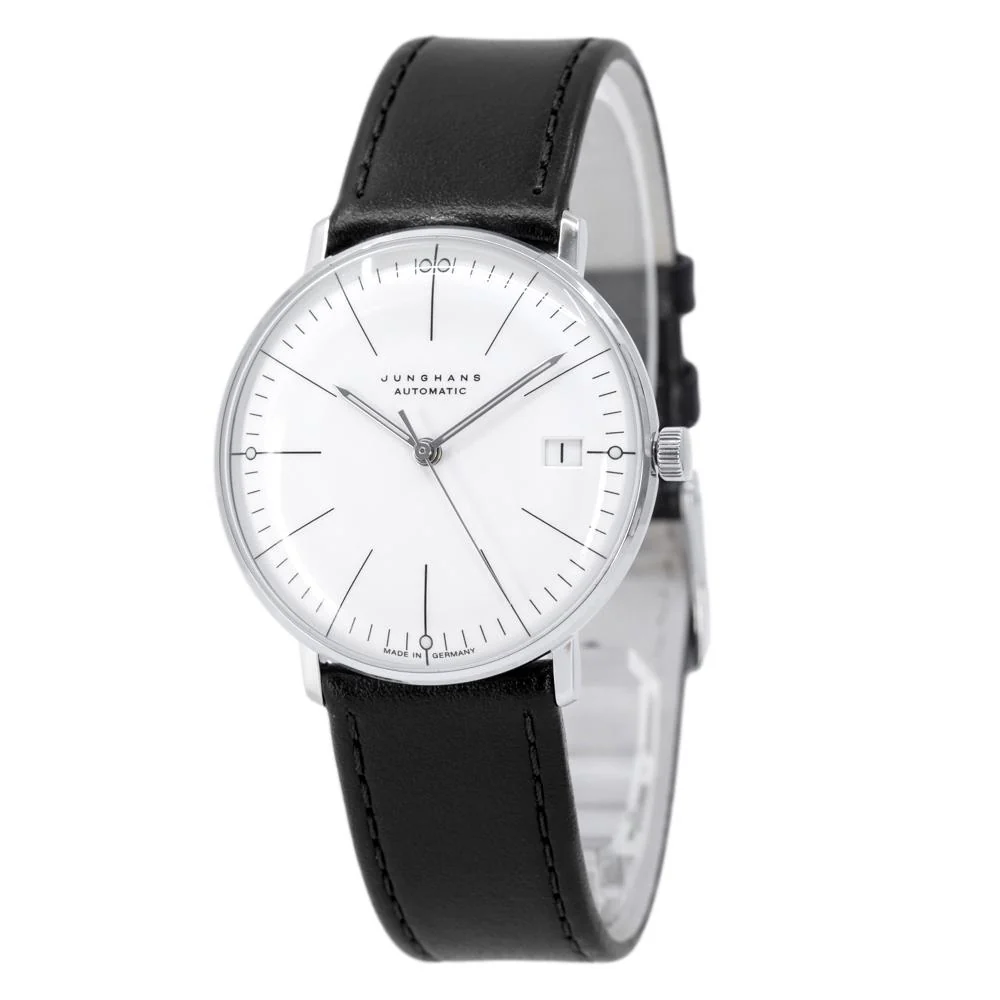 Junghans 27/4105.02 Max Bill  White Dial Watch