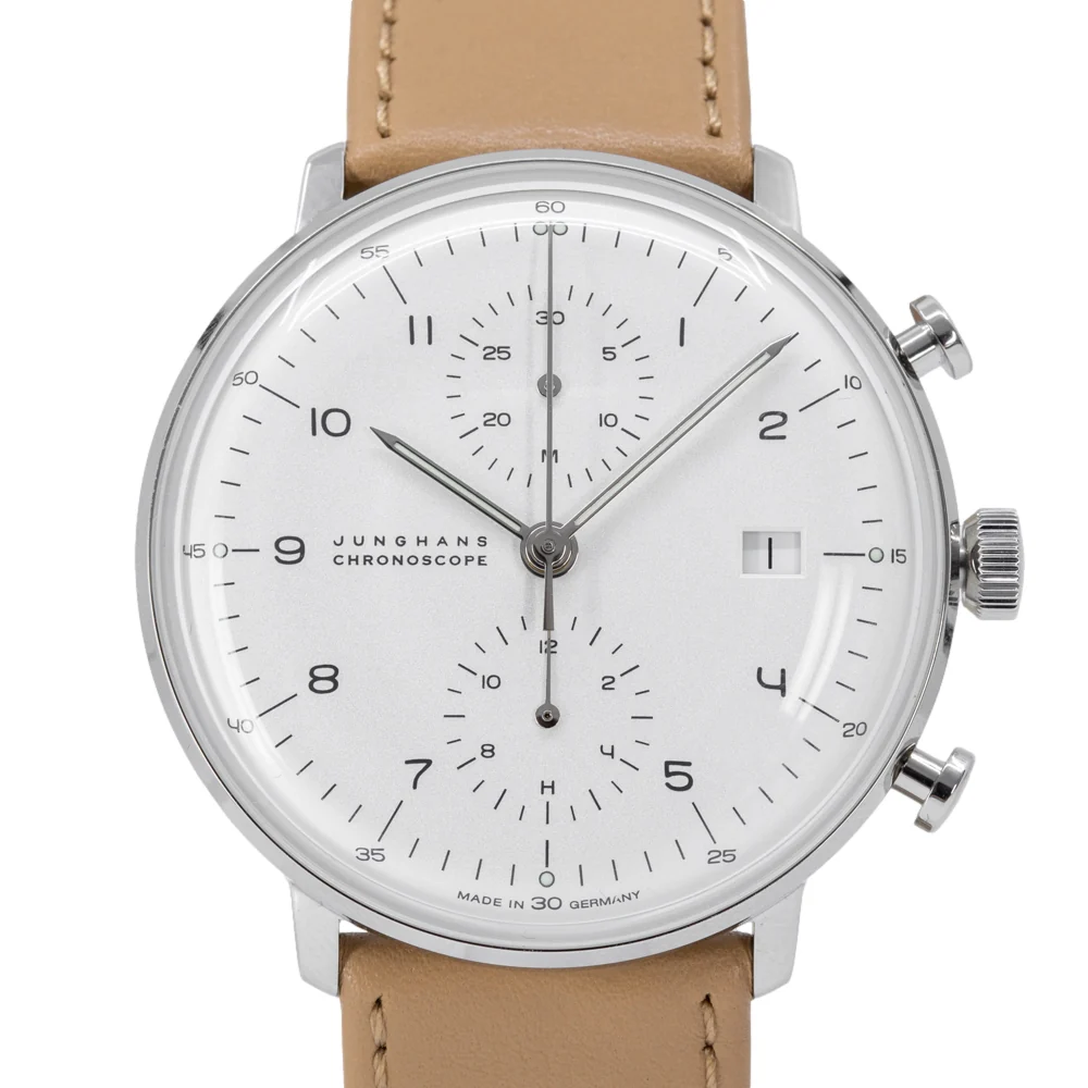 Junghans Men's 27/4502.02 Max Bill Chronoscope Automatic - Image 3