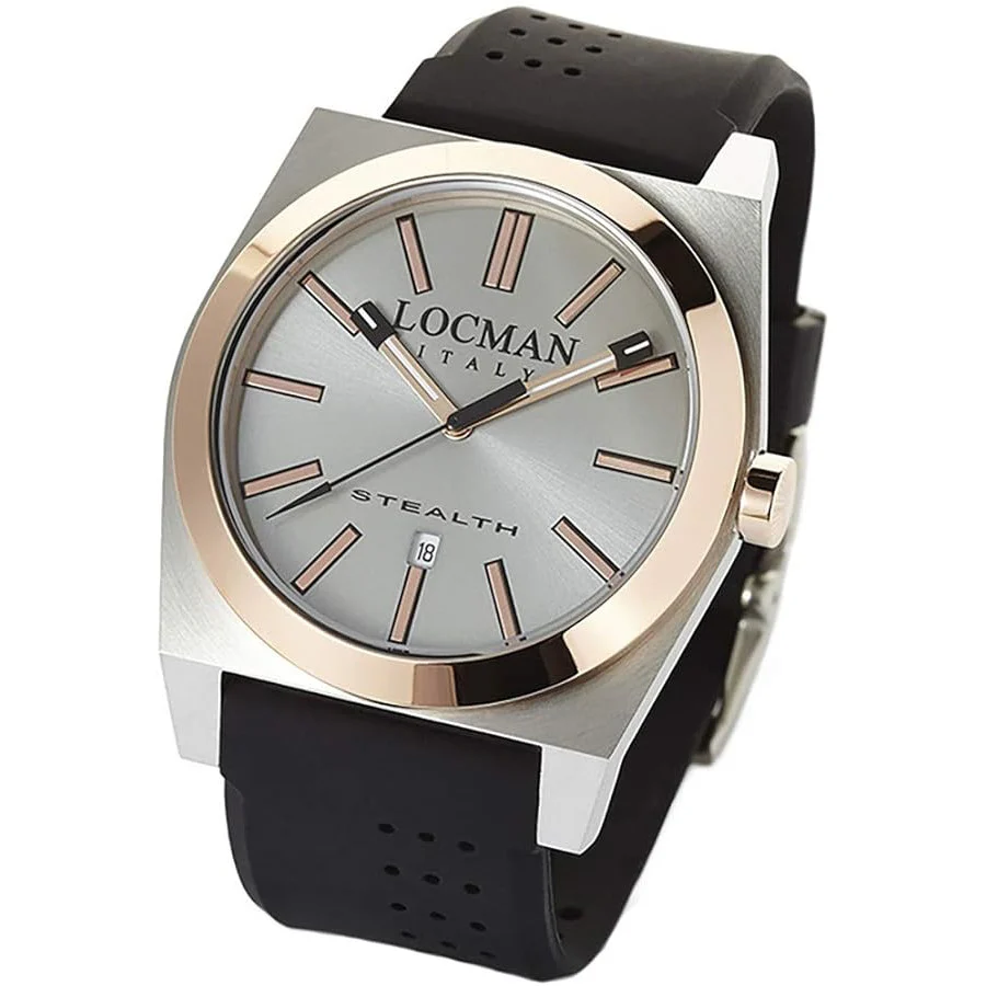 Locman 02010RAGF5N0SIK Stealth Quartz Men's Watch