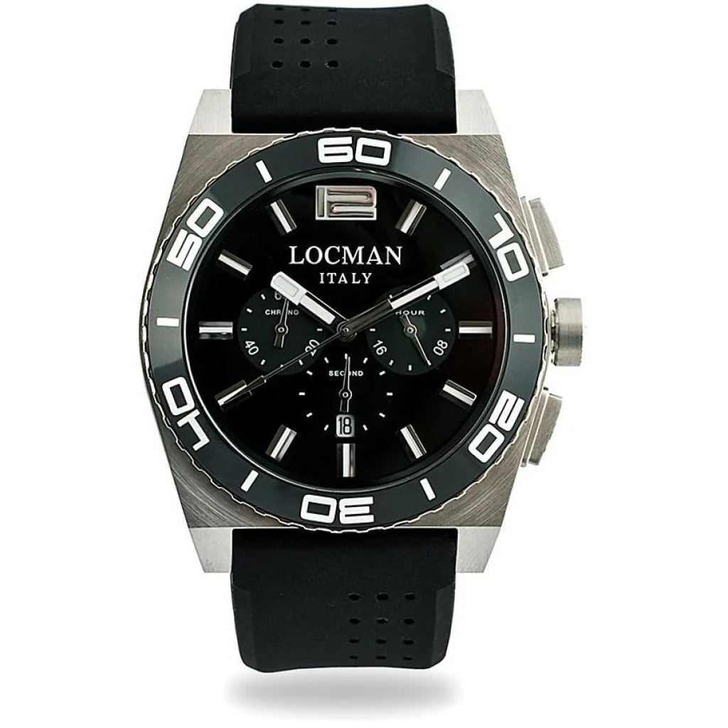 Locman 021200KA-BKKSIK Stealth Mare Quartz Men's Watch - Image 2