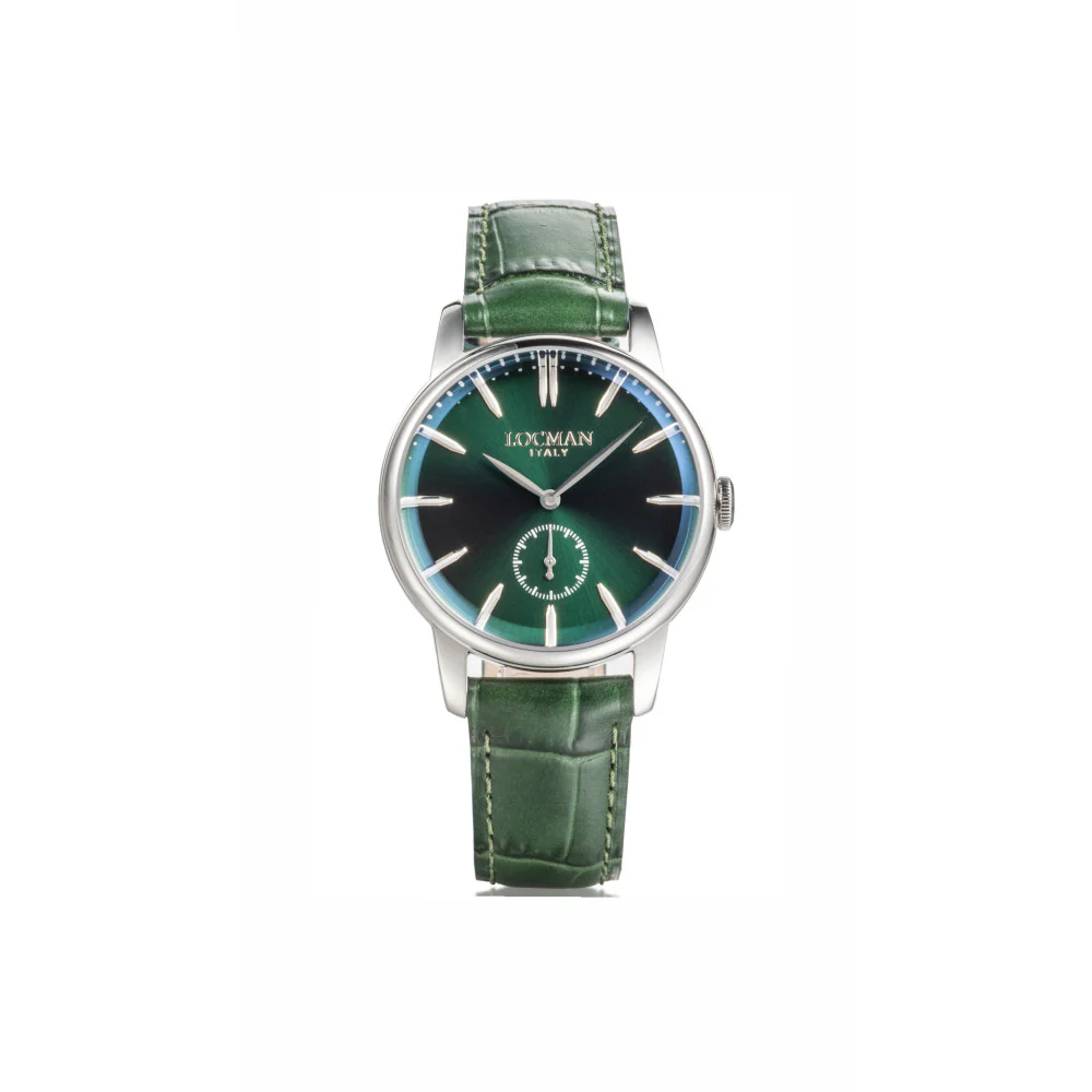 Locman 0257A03A-00GRNKPD Classic 1960 Quartz Men's Watch
