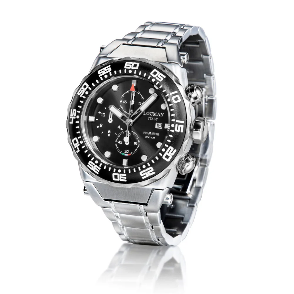 Locman 0560A01A-00BKNKB0 Mare Quartz Men's Watch