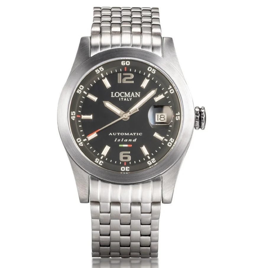 Locman 0615A01A-00BKNKB0 Island Automatic Men's Watch
