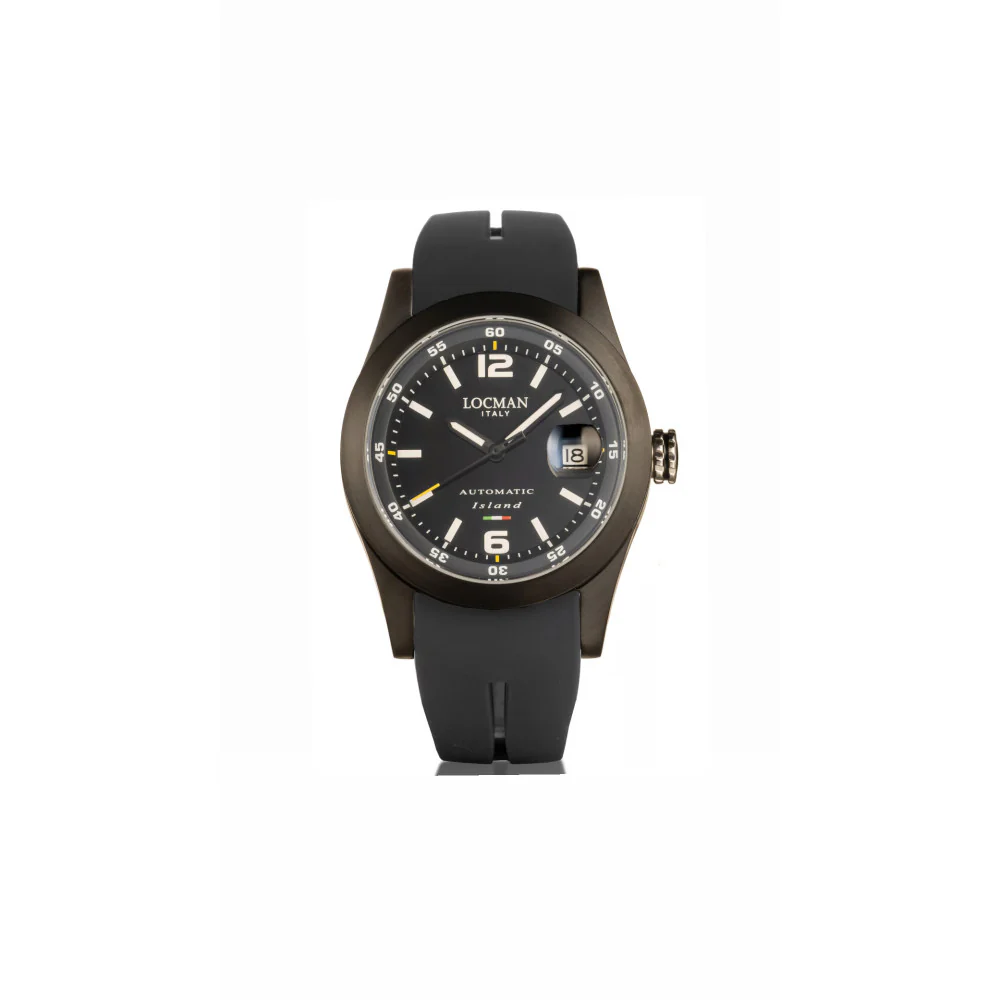 Locman 0615K01S-BKBKWHSK NUOVO ISLAND Automatic Men's Watch