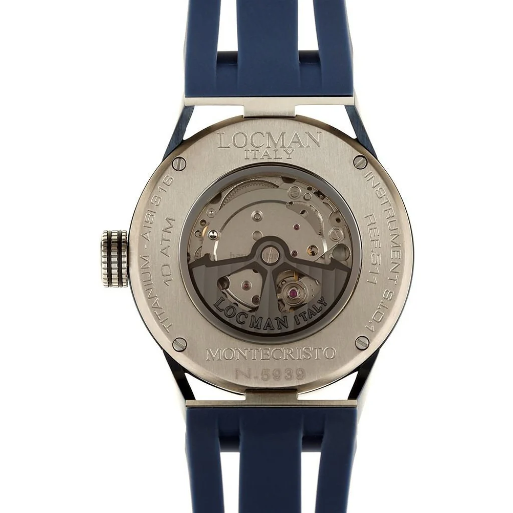Locman Montecristo Mens 0511BLBLFWH0SIB Automatic Watch - Image 4