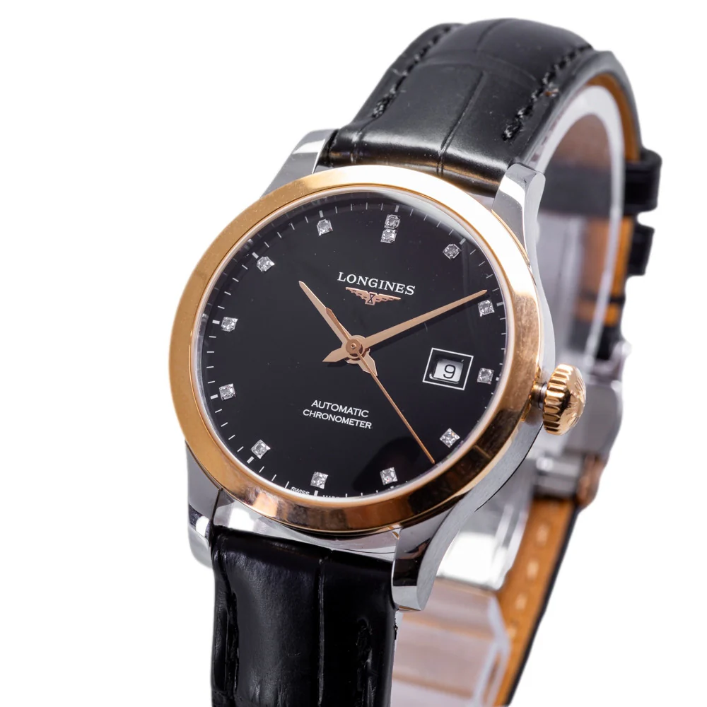 Longines L2.321.5.57.2 Record Automatic Woman's Watch - Image 4