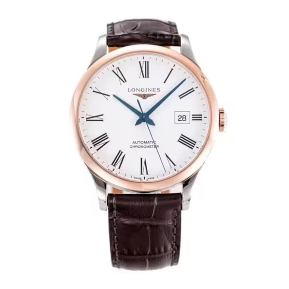Longines L2.821.5.11.2 Record Automatic Men's Watch
