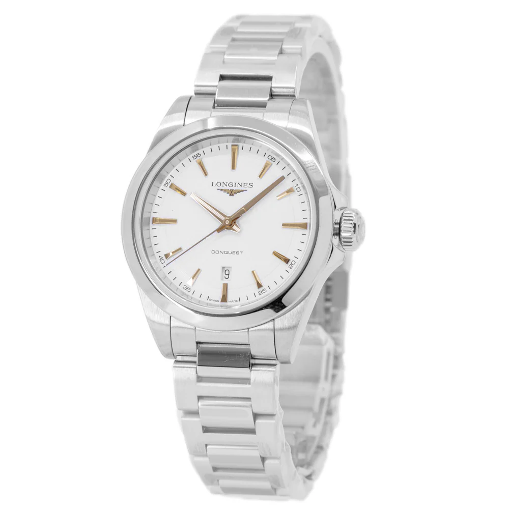 Longines L3.350.4.12.6 Conquest Quartz Woman's Watch