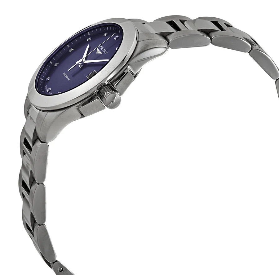 Longines L3.377.4.97.6 Conquest Quartz Woman's Watch - Image 4