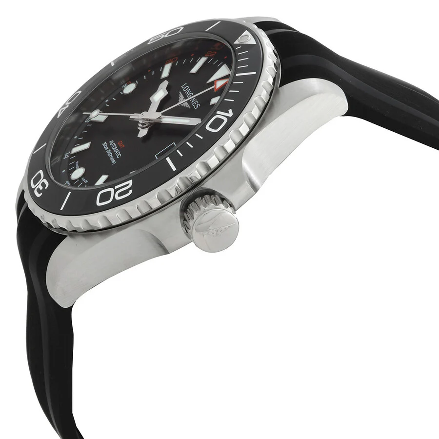 Longines L3.790.4.56.9 Hydroconquest Gmt Automatic Men's Watch - Image 4