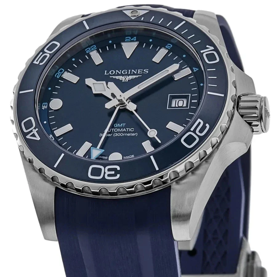 Longines L3.790.4.96.9 Hydroconquest Gmt Automatic Men's Watch - Image 2