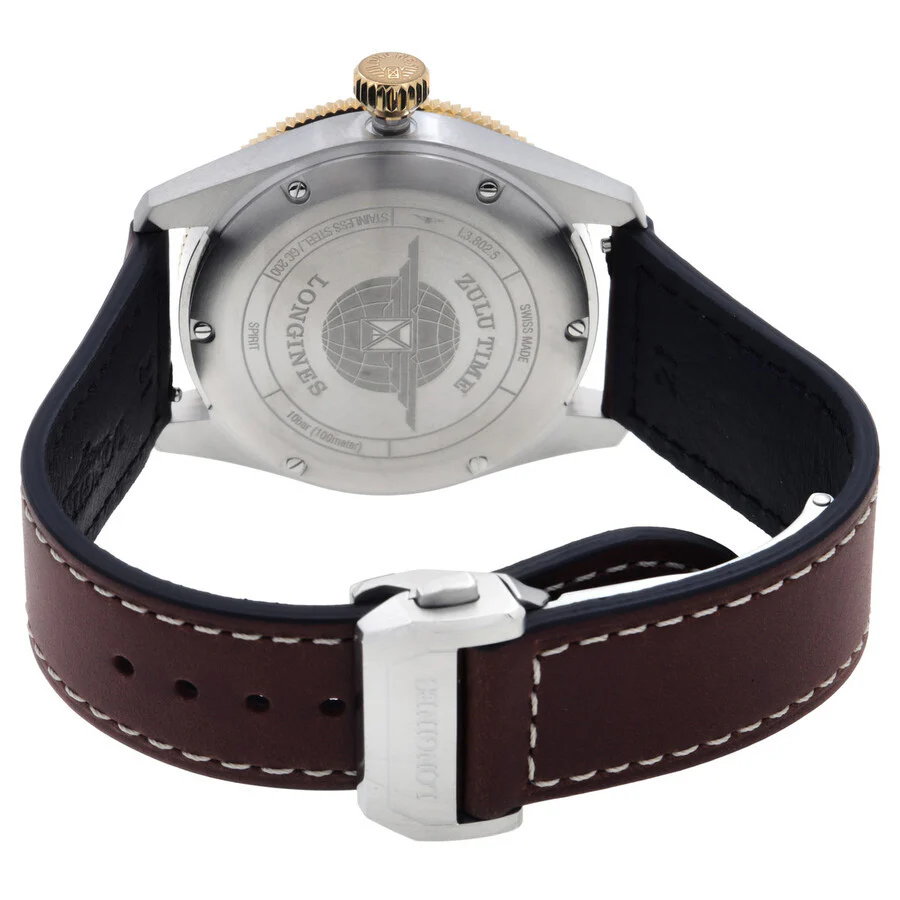 Longines L3.802.5.53.2 Spirit Zulu Time Automatic Zulu Time Men's Watch - Image 2