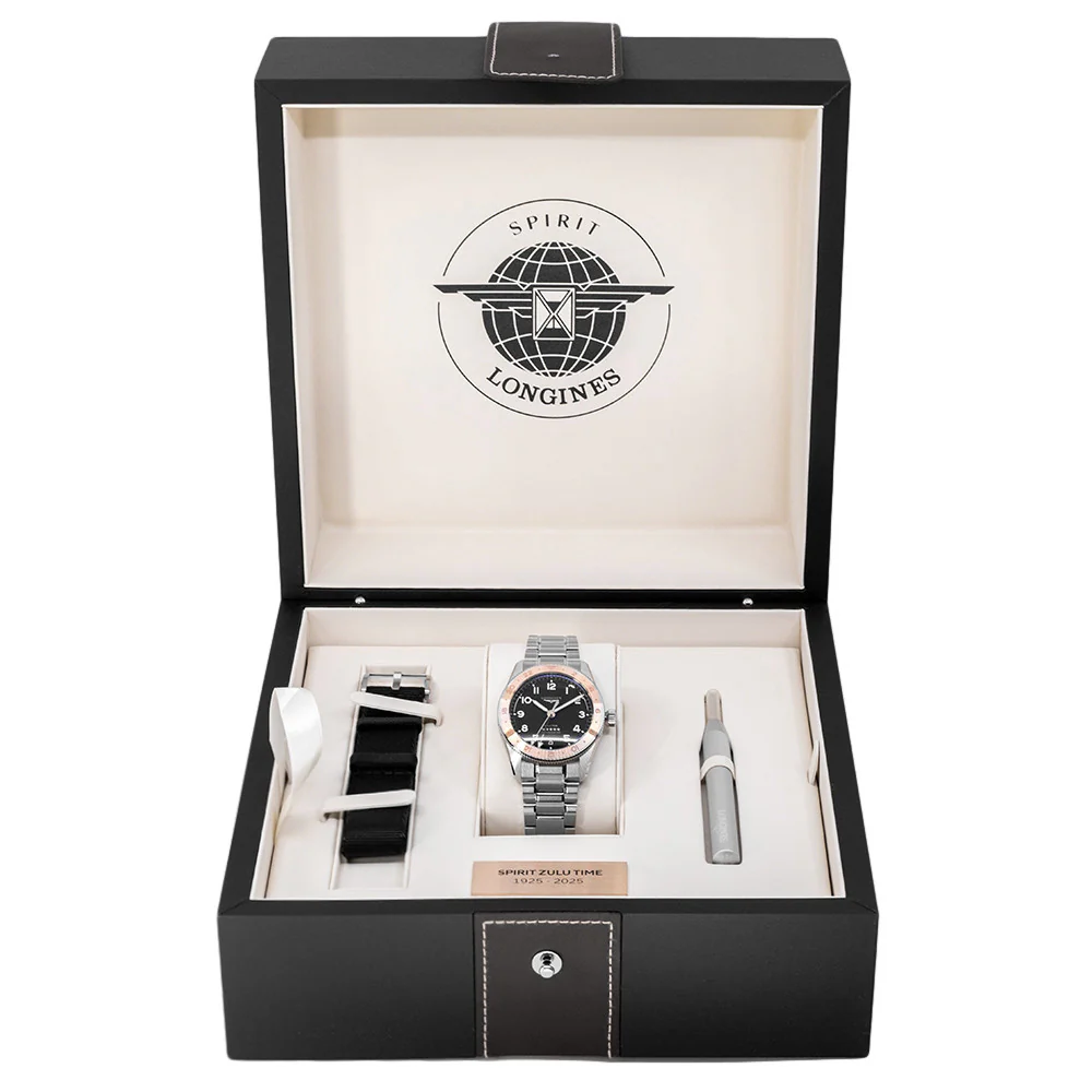 Longines L38035536 Spirit Zulu Time 1925 Automatic Men's Watch - Image 8