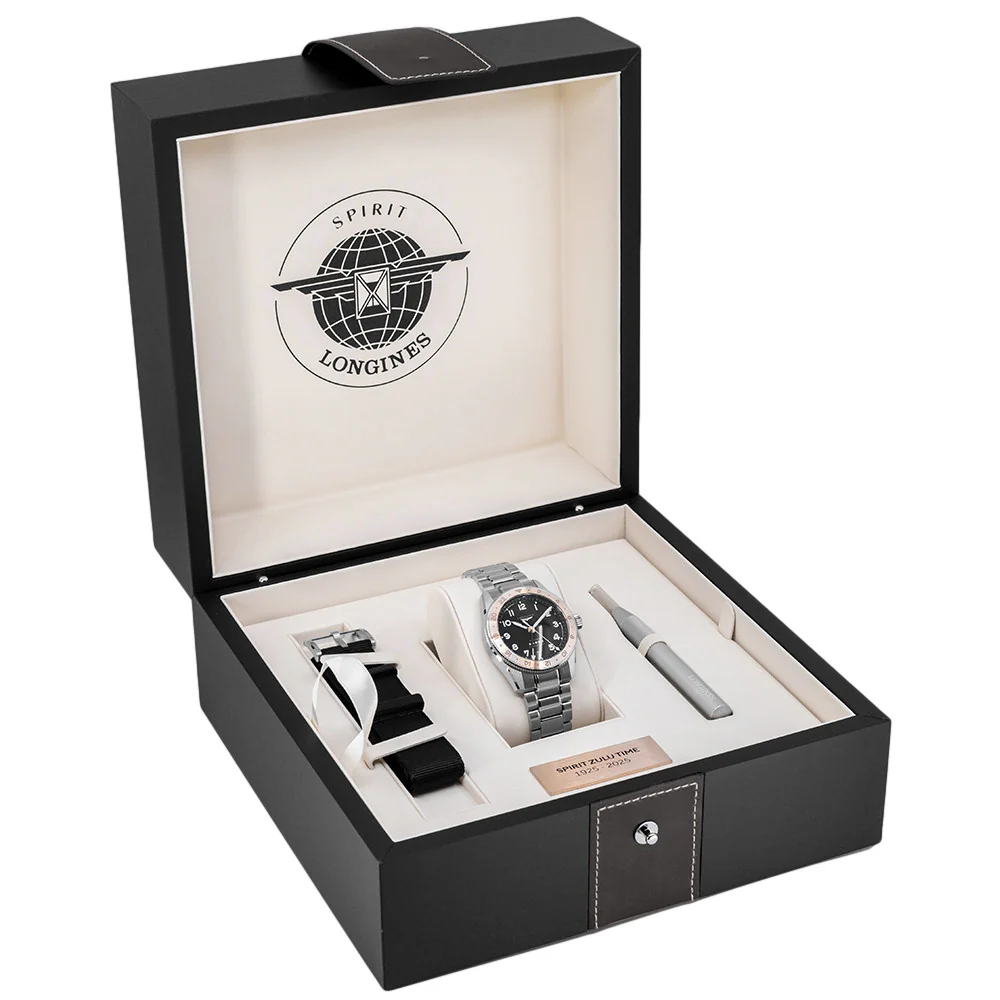 Longines L38035536 Spirit Zulu Time 1925 Automatic Men's Watch - Image 9