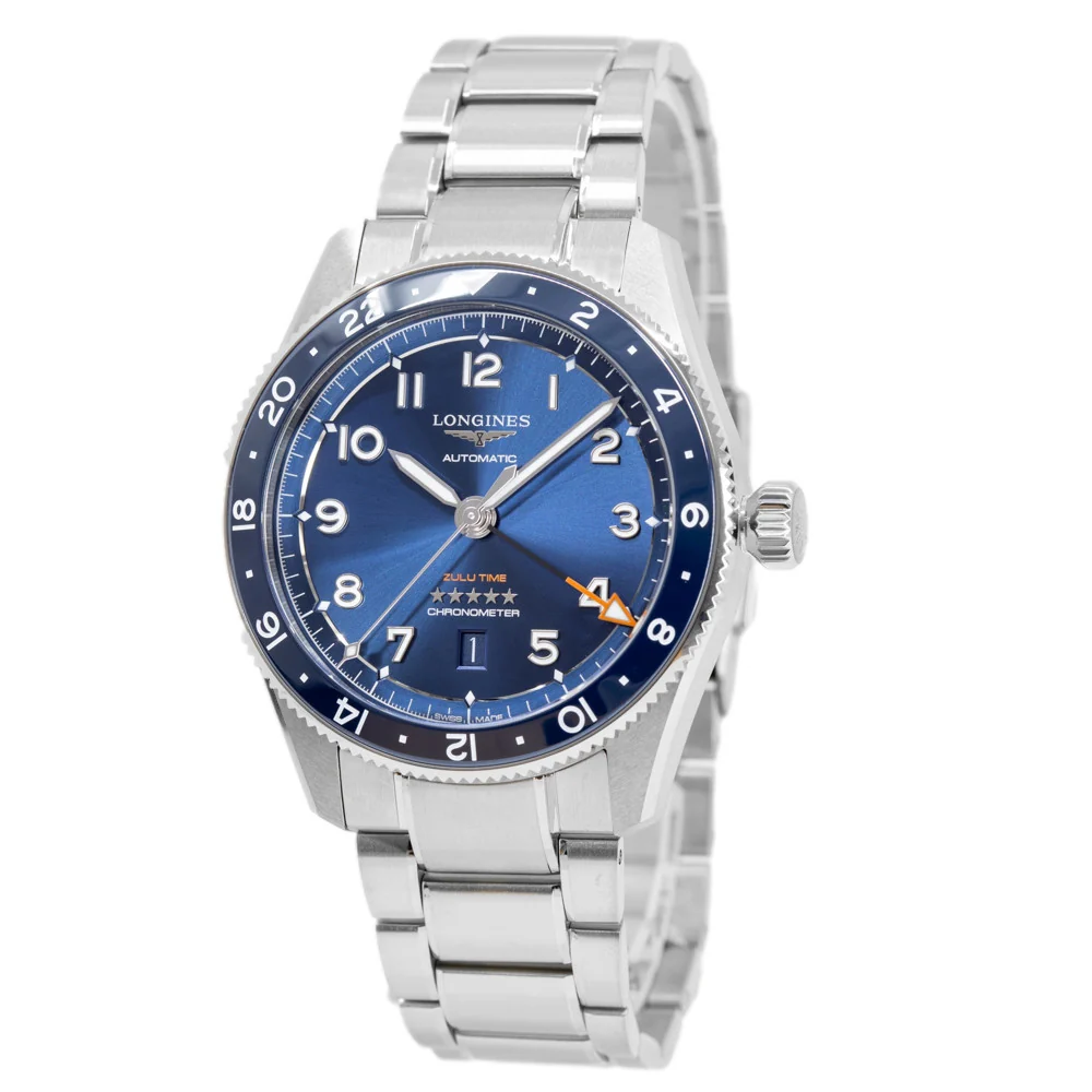 Longines L3.812.4.93.6 Spirit Zulu Time Automatic Zulu Time Men's Watch
