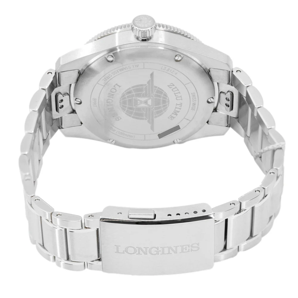 Longines L3.812.4.93.6 Spirit Zulu Time Automatic Zulu Time Men's Watch - Image 5