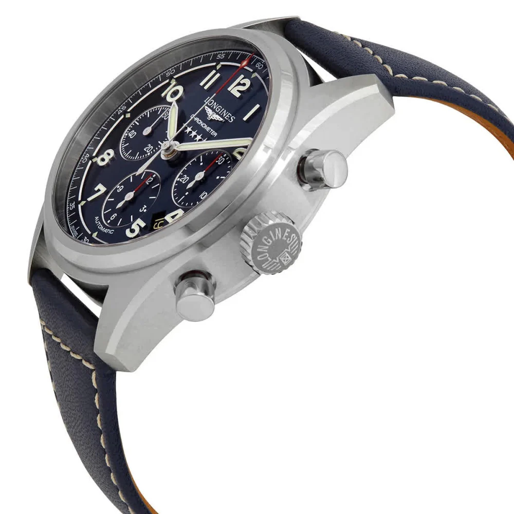 Longines L3.820.4.93.0 Spirit Chronograph Automatic Men's Watch - Image 4