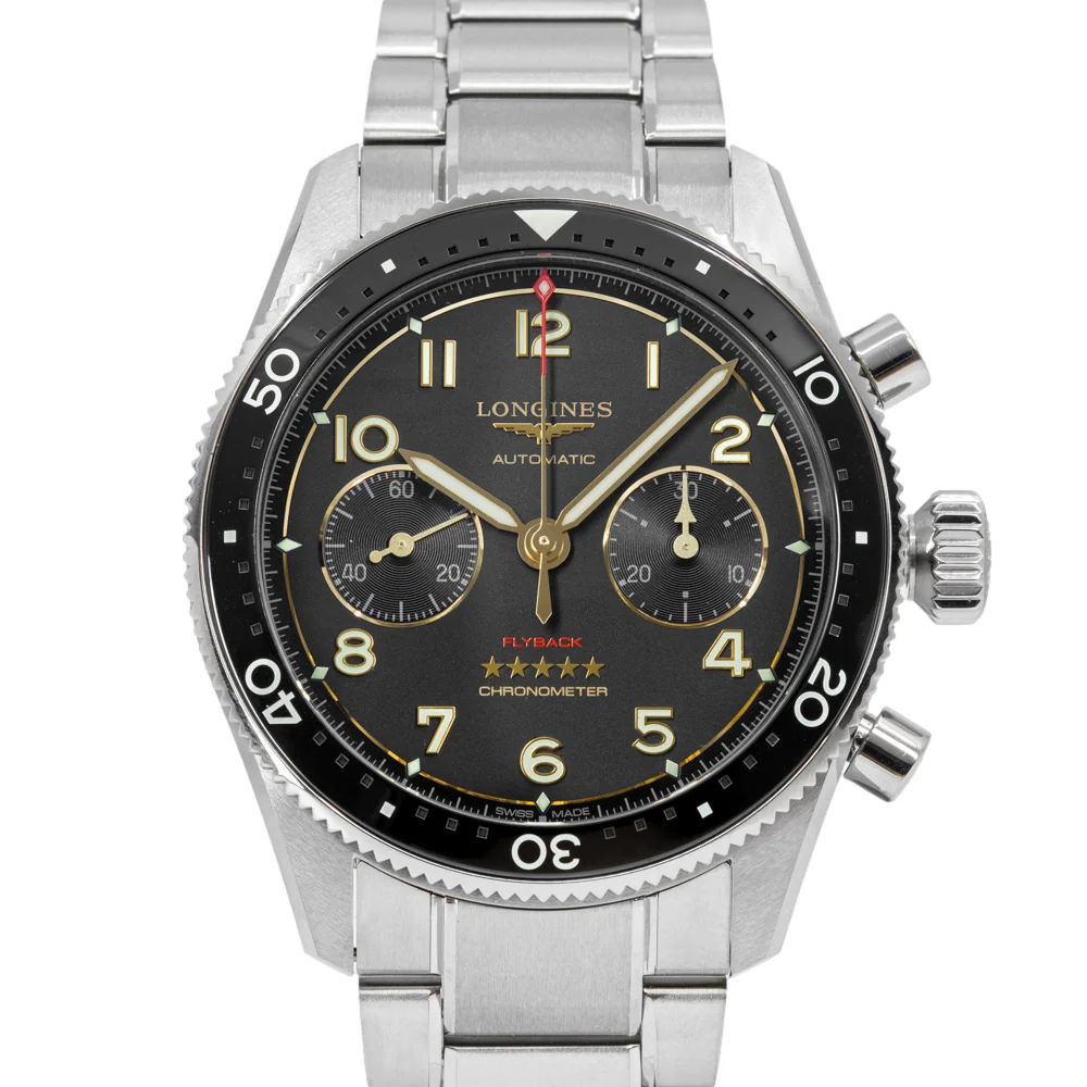 Longines L38211536 Spirit Flyback Titanium Automatic Men's Watch - Image 2
