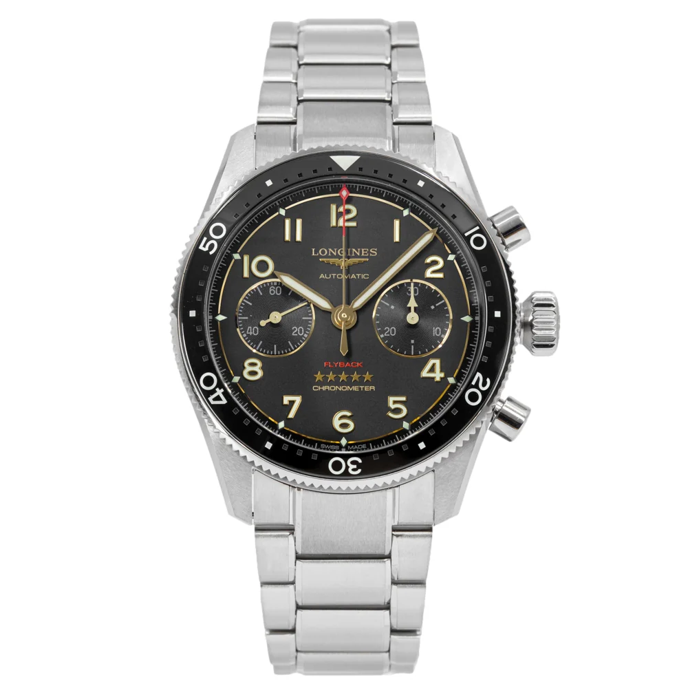Longines L38211536 Spirit Flyback Titanium Automatic Men's Watch - Image 3
