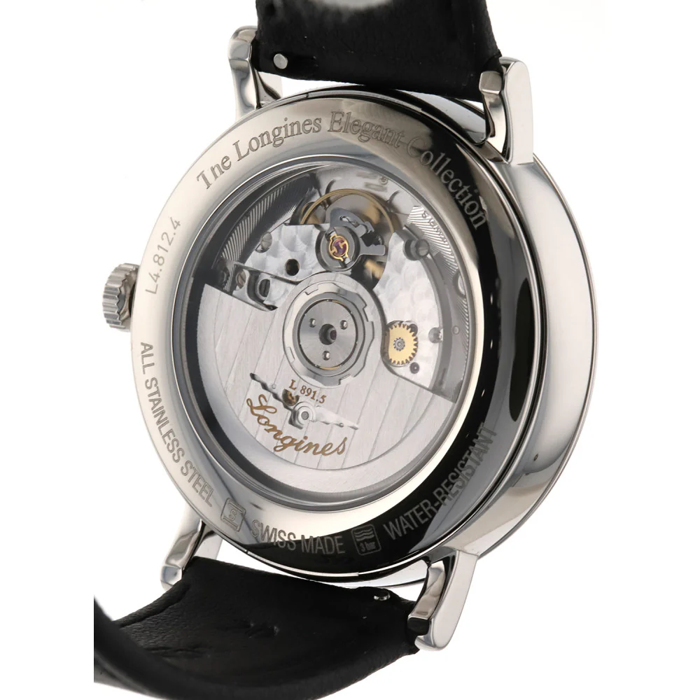 Longines L4.812.4.11.0 Elegant Collection Automatic Men's Watch - Image 3
